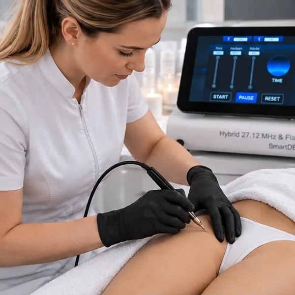 Bikini zonos elektroepiliacija SmartDEPI 27,12 MHz aparatu