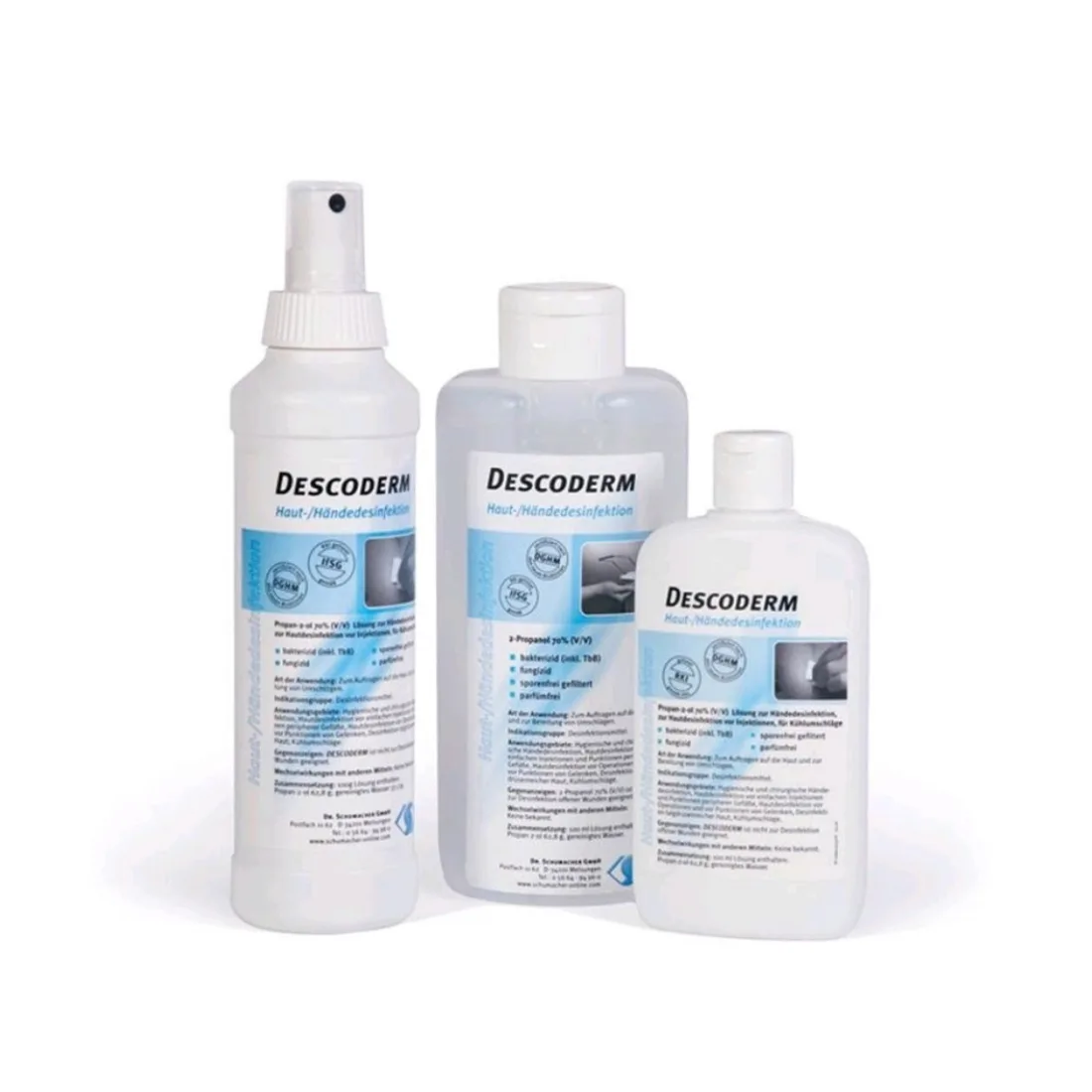 Descoderm hand and skin disinfectant (250+1000 ml)